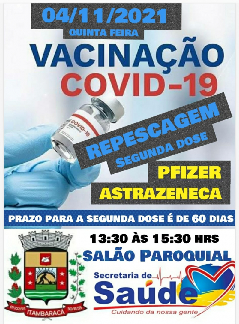 Vacinação COVID-19 - Dia 04//11/2021