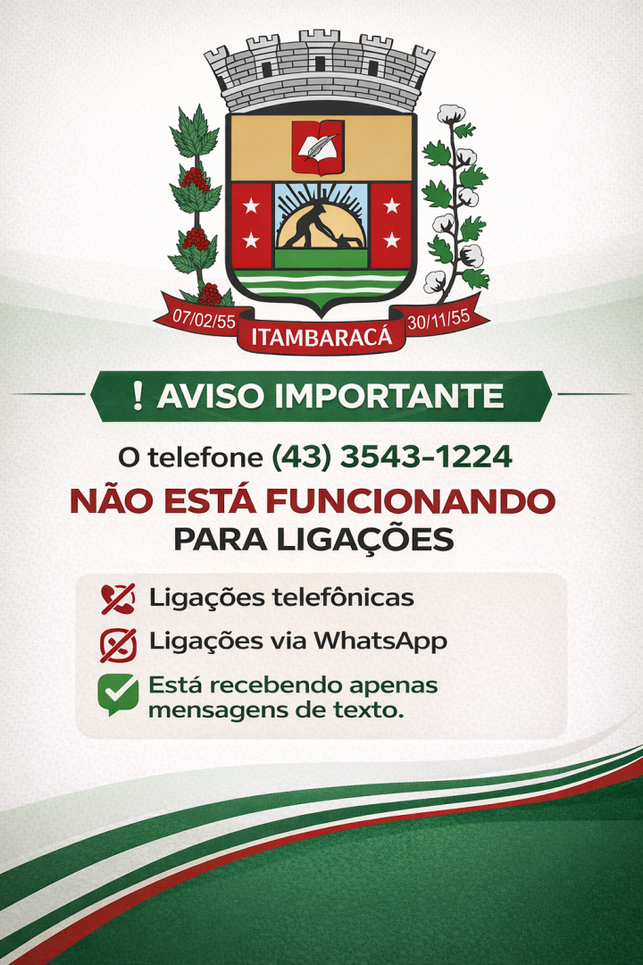 AVISO IMPORTANTE