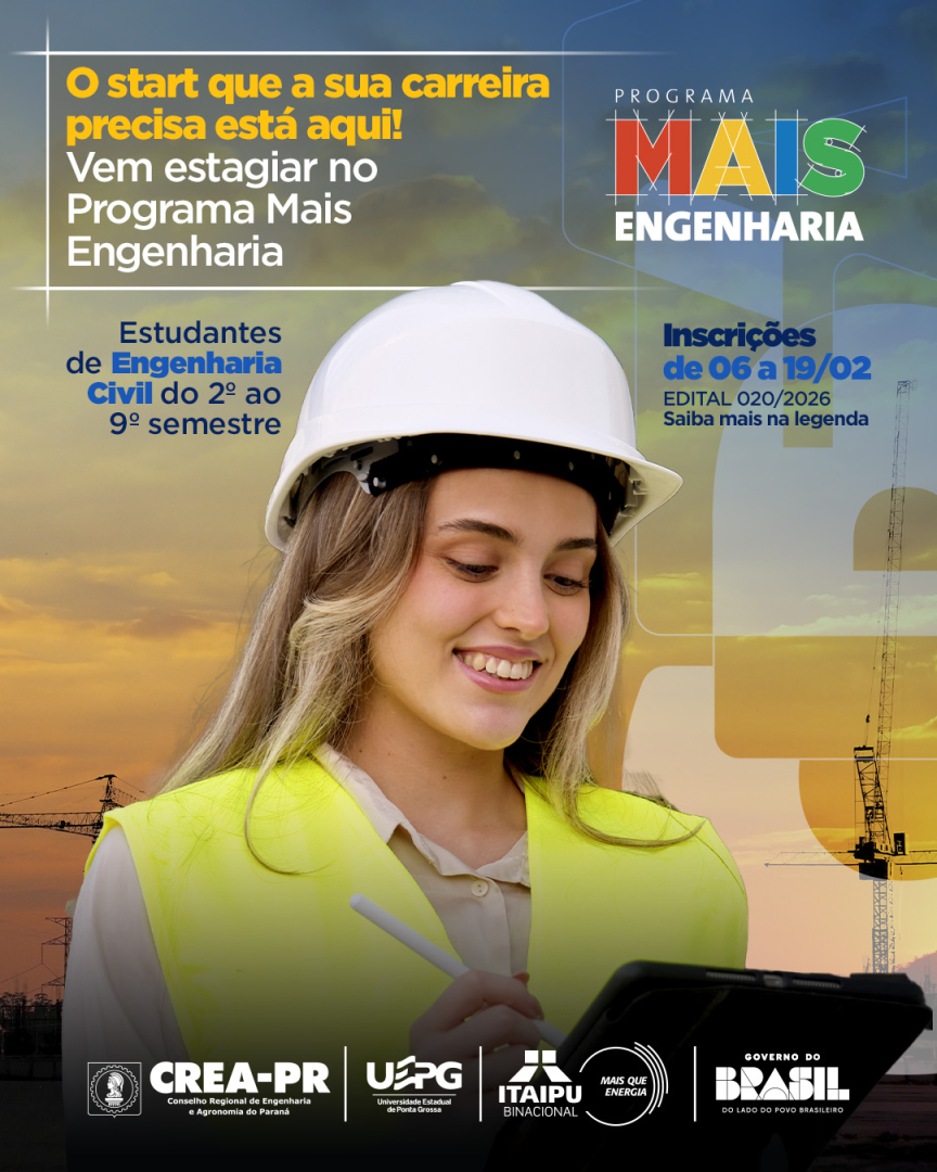 OPORTUNIDADE DE ESTÁGIO PARA ESTUDANTES DE  ENGENHARIA CIVIL.