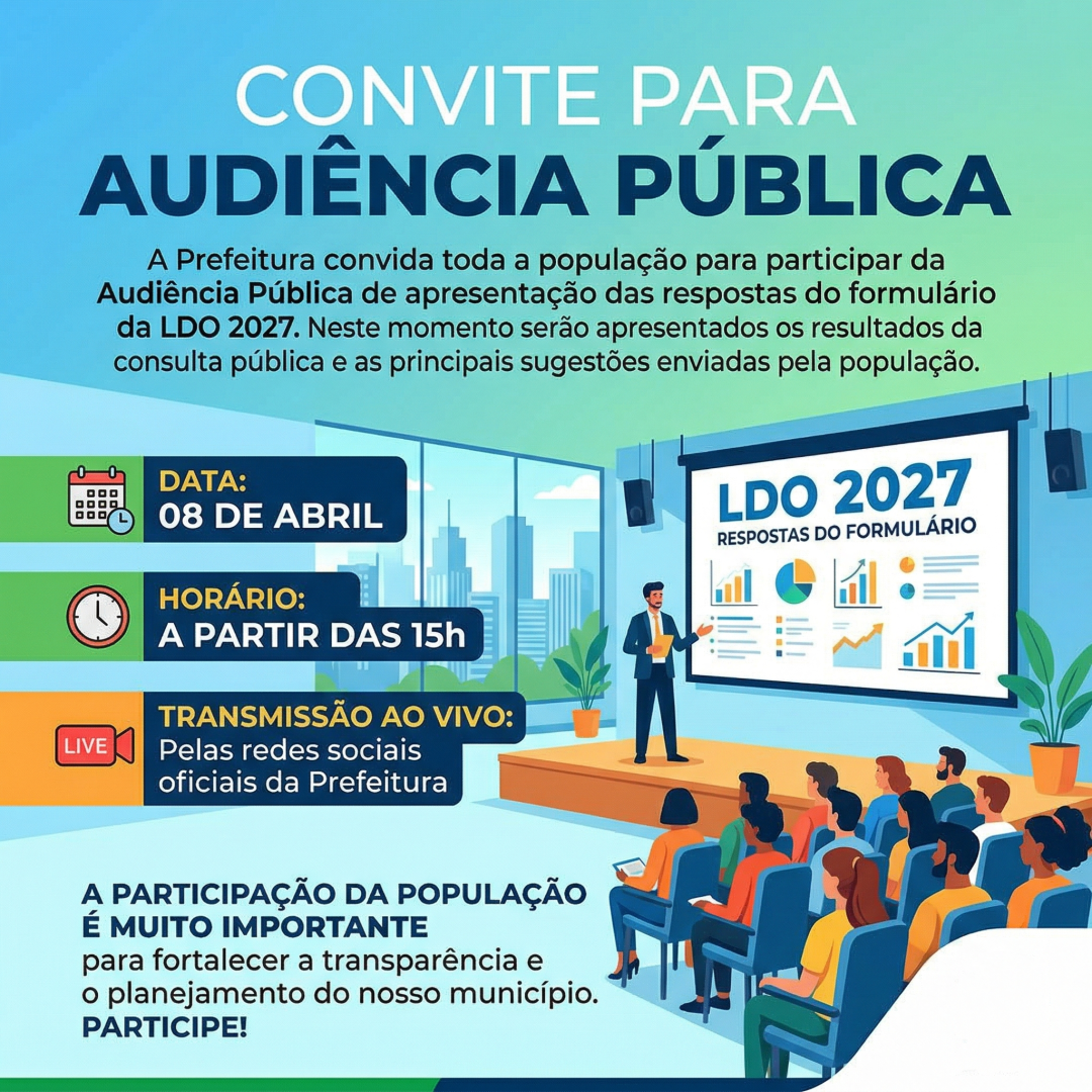 Convite para Audiência Pública